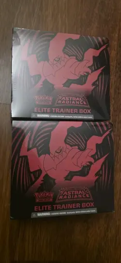 Pokemon TCG: Sword & Shield Astral Radiance Elite Trainer Box ETB New Sealed X2 820650850394 - Image 1