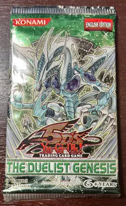 (701002) YUGIOH THE DUELIST GENESIS 5D's Unlimited Edition Sealed BOOSTER PACK - Image 1