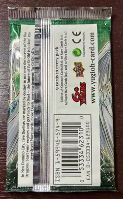 (701002) YUGIOH THE DUELIST GENESIS 5D's Unlimited Edition Sealed BOOSTER PACK - Image 2
