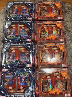 One Piece TCG Illustration Box Vol 5 (4) and Vol 6 BUNDLE SEALED (4) 8 total - Image 2