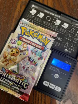 🔥HEAVY 23.65 Grams! Prismatic Evolutions Booster Pack Possible Demi/God Pack🔥 - Image 1