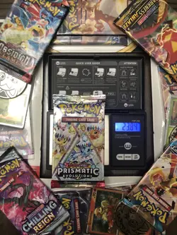 🔥HEAVY 23.84 Grams! Prismatic Evolutions Booster Pack Possible Demi/God Pack🔥 - Image 2
