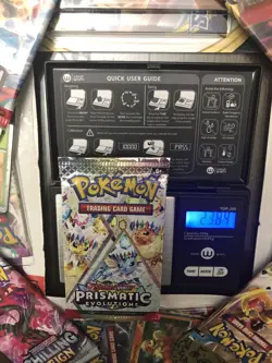 🔥HEAVY 23.84 Grams! Prismatic Evolutions Booster Pack Possible Demi/God Pack🔥 - Image 3