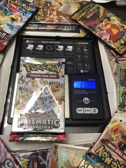 🔥HEAVY 23.84 Grams! Prismatic Evolutions Booster Pack Possible Demi/God Pack🔥 - Image 4