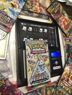 🔥HEAVY 23.84 Grams! Prismatic Evolutions Booster Pack Possible Demi/God Pack🔥 - Image 5