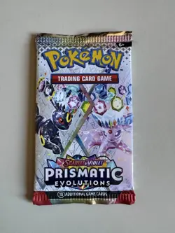 Pokemon Prismatic Evolutions Booster Pack -HEAVY 24.30g- Possible Demi/God Pack! - Image 3