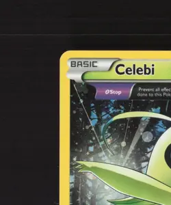 Celebi XY93 XY Full Art Black Star Promo Holo Pokemon Card LP - Image 3