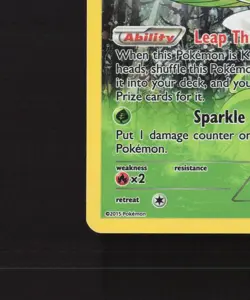 Celebi XY93 XY Full Art Black Star Promo Holo Pokemon Card LP - Image 5