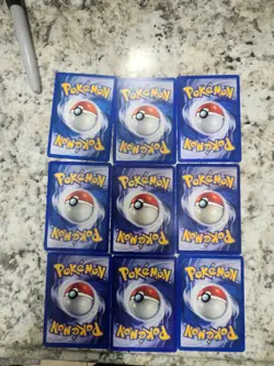 9 Vintage Cards Gym Heroes Base Set Base Set 2 Pokemon Cards (LOT 2) - Image 2