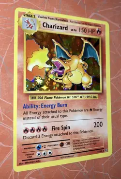 CHARIZARD Pokemon Card 11/108 WoTC 2016 Evolutions HOLO TCG Classic RARE NICE! - Image 2