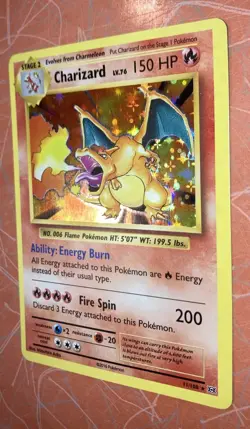 CHARIZARD Pokemon Card 11/108 WoTC 2016 Evolutions HOLO TCG Classic RARE NICE! - Image 3