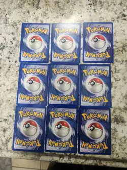 9 Vintage Cards Gym Heroes Base Set Base Set 2 Pokemon Cards (LOT 1) - Image 2