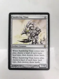 Sundering Titan MTG Magic the Gathering Card LP Lightly Played Darksteel - Image 1