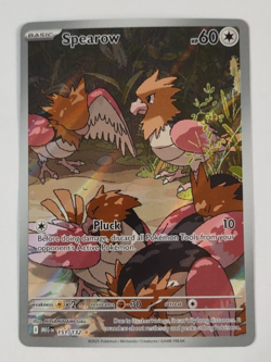 Spearow 151/132 Mega Evolution Full Art Holo Rare Pokemon Card NM - Image 1