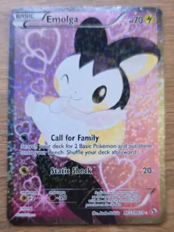 Emolga Full Art RC23/RC25 Legendary Treasures Radiant Collection Pokemon Card LP - Image 1
