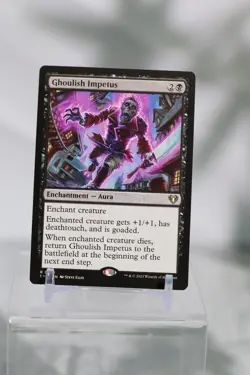 Magic The Gathering Card MTG Rare Ghoulish Impetus Commander Masters Black - Image 1