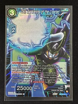 Dragon Ball Super Card Game Cell, Awakening of the Created Rare Foil Card - Image 1