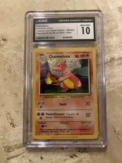 Pokemon Charmeleon Holo #002/034 CGC 10 GEM Mint TCG Classic CLC Card - Image 1