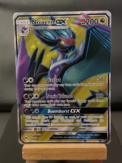 Pokemon Card Noivern GX 141/147 Full Art Rare Burning Shadows Light Play - Image 1