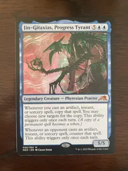Jin-Gitaxias, Progress Tyrant Kamigawa: Neon Dynasty Regular Card, Near Mint - Image 1