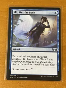 Slip Out the Back 63/281 MTG Streets of New Capenna NM Pack Fresh - Image 1
