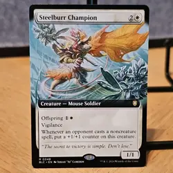 MTG - BLC - Steelburr Champion (Extended Art) - Reg - Image 1
