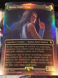 Rinoa, Angel Wing (Borderless) FOIL - FINAL FANTASY MTG: Near Mint - Image 1