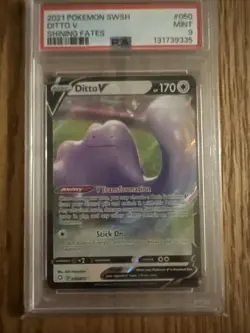 Ditto V 050/072 Ultra Rare Holo - Shining Fates - PSA 9 Pokemon TCG (Graded) - Image 1