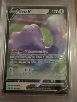 Ditto V 050/072 Ultra Rare Holo - Shining Fates - PSA 9 Pokemon TCG (Graded) - Image 3
