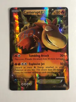 Pokemon TCG Primal Clash Camerupt EX 29/160 Near Mint - Image 1