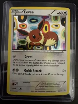 Eevee BW94 Black White Promos Holo Black Star Pokemon TCG - Image 1