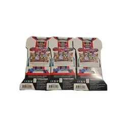 Lot Of 3 Pokemon TCG Scarlet & Violet Sleeved Blistered Booster Pack Pokemon 820650853258 - Image 2