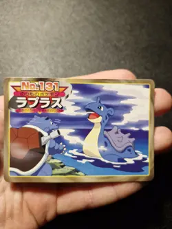 Pokemon Topsun Battle Pocket Monsters Blastoise Vs Lapras 131 Japanese - Image 3