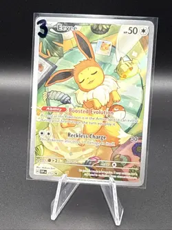 Eevee 173 Pokemon Scarlet & Violet Prismatic Evolutions Etb Promo NM #3 - Image 1