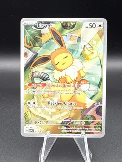 Eevee 173 Pokemon Scarlet & Violet Prismatic Evolutions Etb Promo NM #3 - Image 2