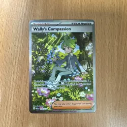 Wally's Compassion 186/132 Pokemon Mega Evolution NM - Image 1