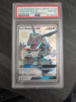 Rayquaza GX #177a/168 PSA 10 - 2018 Pokemon Sun & Moon Hidden Fates Promo - Image 1