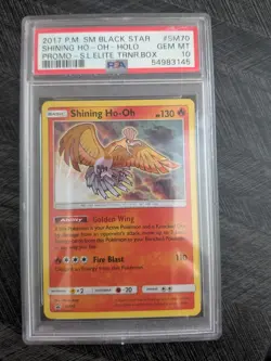 PSA 10 Shining Ho-Oh 083/SM-P Promo Japanese Shining Legends POKEMON PSA 10 GEM - Image 1