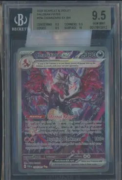 2024 POKEMON S&V #234 CHARIZARD EX SPECIAL ART RARE BGS 9.5 - Image 1
