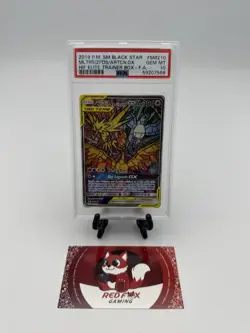Pokemon Moltres Zapdos Articuno GX Hidden Fates Black Star Promo SM210 PSA 10 - Image 1