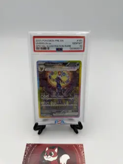 2025 POKEMON ENGLISH PRISMATIC EVOLUTIONS #161 UMBREON EX PSA 10 - Image 2