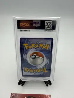 2019 POKEMON SUN & MOON TEAM UP #170 FULL ART/LATIAS & LATIOS GX PSA 9 - Image 3