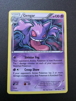 Pokemon Gengar Holo Rare 60/162 Breakthrough English - Lightly Played (LP) - Image 1