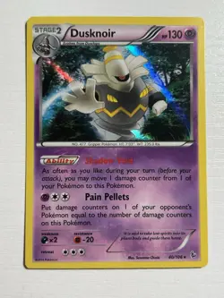 Pokemon XY Flashfire Dusknoir 40/106 Holo Rare LP - Image 1