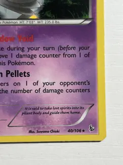 Pokemon XY Flashfire Dusknoir 40/106 Holo Rare LP - Image 4