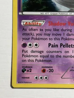 Pokemon XY Flashfire Dusknoir 40/106 Holo Rare LP - Image 5