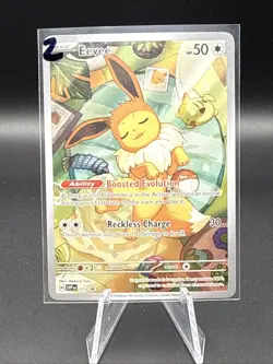 Eevee 173 Pokemon Scarlet & Violet Prismatic Evolutions Etb Promo NM #2 - Image 1