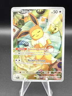 Eevee 173 Pokemon Scarlet & Violet Prismatic Evolutions Etb Promo NM #2 - Image 2