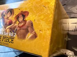 New One Piece Card Game Tin Pack Set Vol.2 [TS-02] Display 12x Tins English Op13 - Image 2