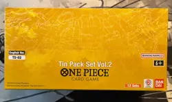 New One Piece Card Game Tin Pack Set Vol.2 [TS-02] Display 12x Tins English Op13 - Image 4